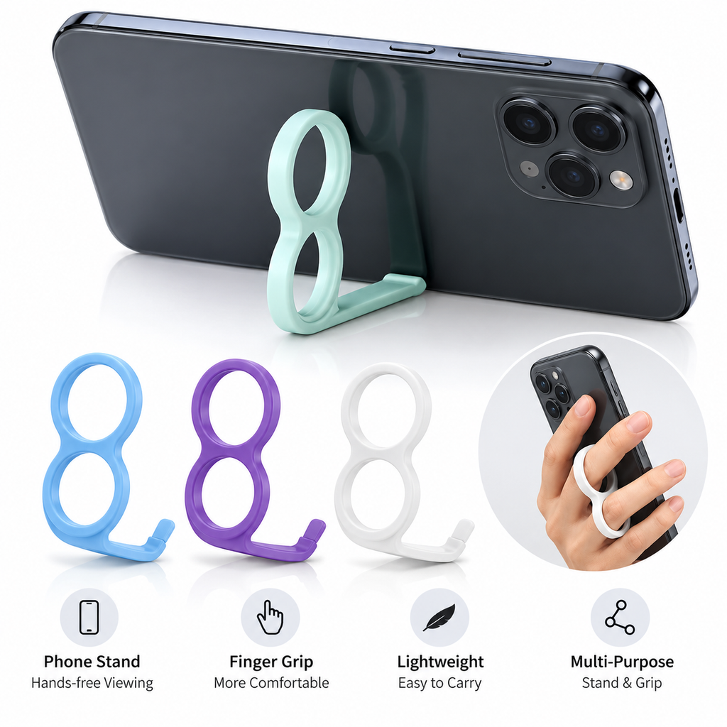 Flexible Finger Ring Phone Holder Stand